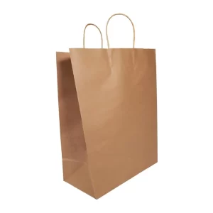 13x7x17 Brown Paper Bags with Handle [250 ea]