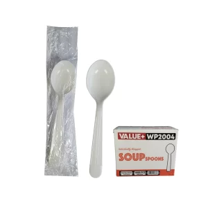 HEAVY DUTY Soup Spoons, Individually Wrapped [1000 ea]